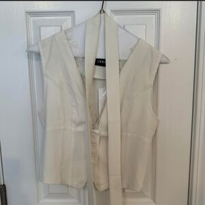 NWT Cider Cream Lace Vest Shirt Size Small